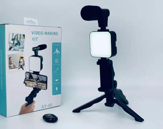 Smart phone vlogging kit - Mobile tripod stabilizer
