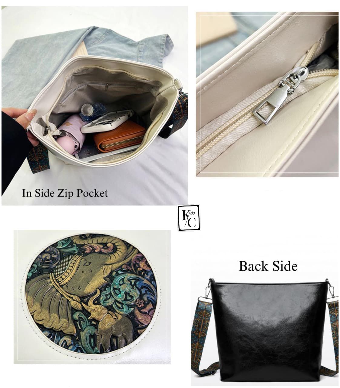 Elephant Handy plus shoulder Crossbody sling bag
