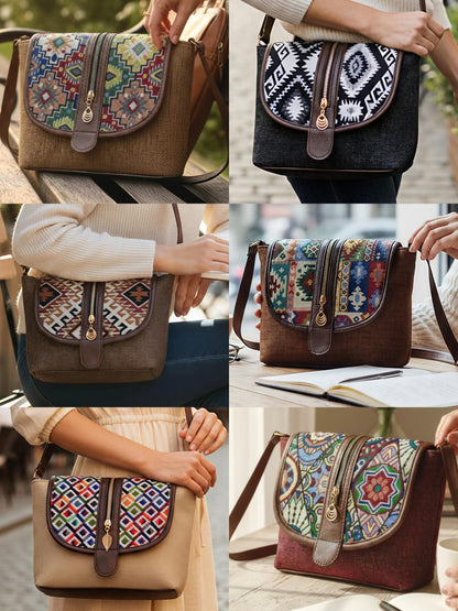 Jute flap bag